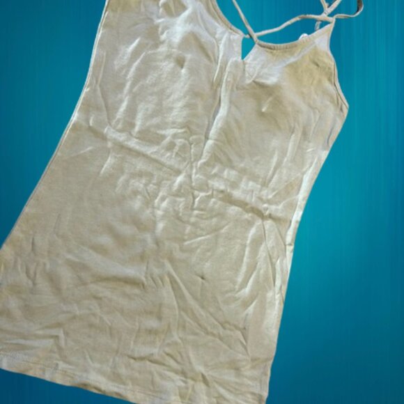 Moss V Cut Tank with Back Strap - Picture 2 of 9